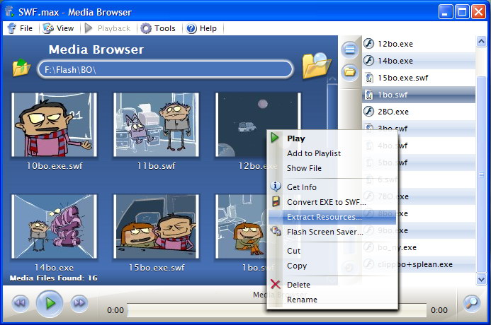  Aero SWF Max Flash Player 1.5.830 